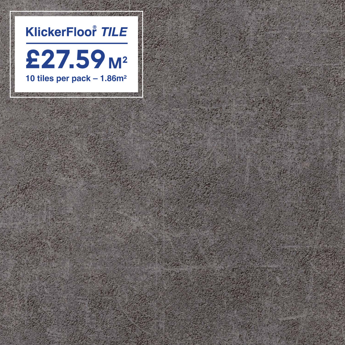 Dark Grey Stone - Klicker Floor