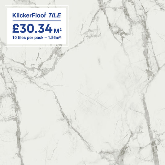 Carrara White Marble - Klicker Floor